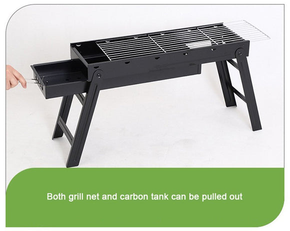 Foldable Portable BBQ Charcoal Grill Barbecue Camping Hibachi Picnic small - RnR Galore