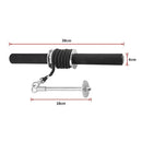 Forearm Wrist Grip Strength Roller Exercise Bar Home Gym Training - RnR Galore