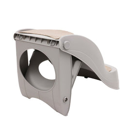 Furtastic Foldable Pet Stairs In Grey - 38cm Dog Ladder Cat Ramp - RnR Galore