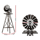 Garden Windmill 160cm Metal Ornaments Outdoor Decor Ornamental Wind Mill - RnR Galore