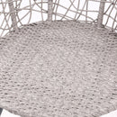 Gardeon 3PC Bistro Set Outdoor Furniture Rattan Table Chairs Patio Garden Cushion Grey - RnR Galore