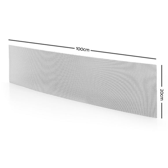 Gardeon Gutter Guard Aluminium Mesh 30M 100x20cm Silver - RnR Galore
