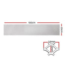 Gardeon Gutter Guard Aluminium Mesh 60M 100x20cm Silver - RnR Galore