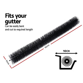 Gardeon Gutter Guard Brush 22M 92X10cm 24PCS - RnR Galore