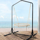 Gardeon Hammock Chair with Stand Nest Web Outdoor Swing 100cm - RnR Galore