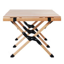 Gardeon Outdoor Furniture Wooden Egg Roll Picnic Table Camping Desk 120CM - RnR Galore