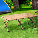 Gardeon Outdoor Furniture Wooden Egg Roll Picnic Table Camping Desk 120CM - RnR Galore