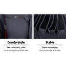 Gardeon Outdoor Hammock Chair with Stand Swing Hanging Hammock with Pillow Grey - RnR Galore