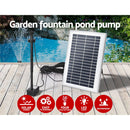 Gardeon Solar Pond Pump Submersible Water Fountain with Battery LED Lights 4.4FT - RnR Galore