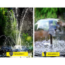 Gardeon Solar Pond Pump with Battery Kit LED Lights 9.8FT - RnR Galore