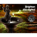 Gardeon Solar Water Feature with LED Lights Angel 94cm - RnR Galore