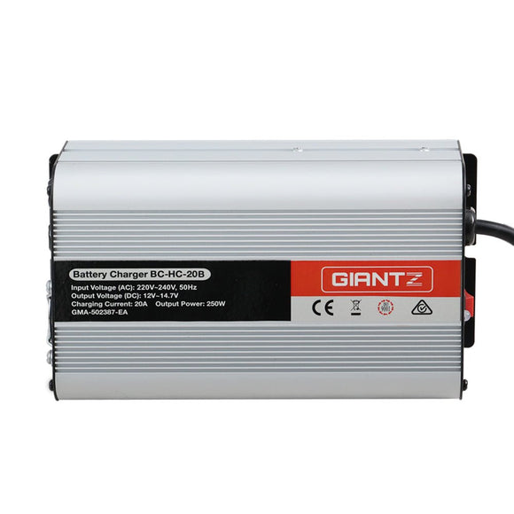 Giantz 12V 20A Car Battery Charger Inverter 20 Amp ATV 4WD Boat Caravan - RnR Galore