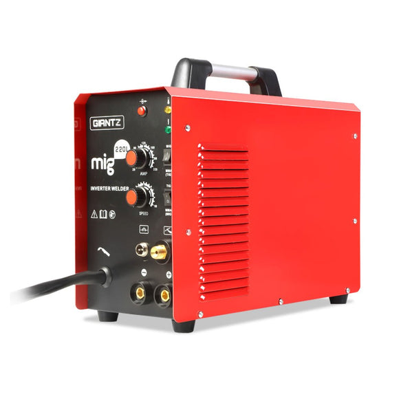 Giantz 220 Amp Inverter Welder MMA MIG DC Gas Gasless Welding Machine Portable - RnR Galore