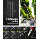 Giantz 40CC Pole Chainsaw Hedge Trimmer Brush Cutter Whipper Saw 4 - Stroke 9 - in - 1 - RnR Galore