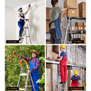 Giantz 5 Step Ladder Multi - Purpose Folding Aluminium Light Weight Non Slip Platform - RnR Galore