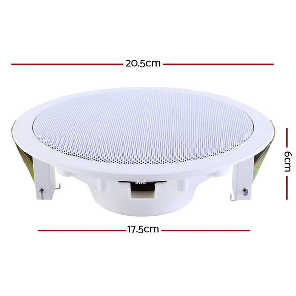 Giantz 6 Inch Ceiling Speakers In Wall Speaker Home Audio Stereos Tweeter 4pcs - RnR Galore