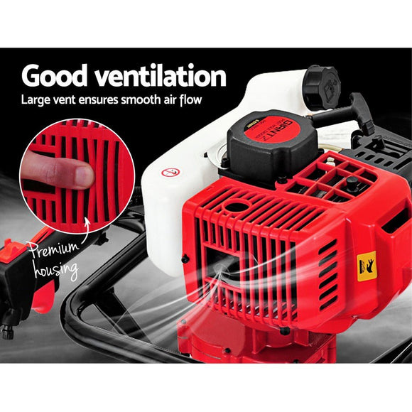 Giantz 92CC Post Hole Digger Motor Only Petrol Engine Red - RnR Galore