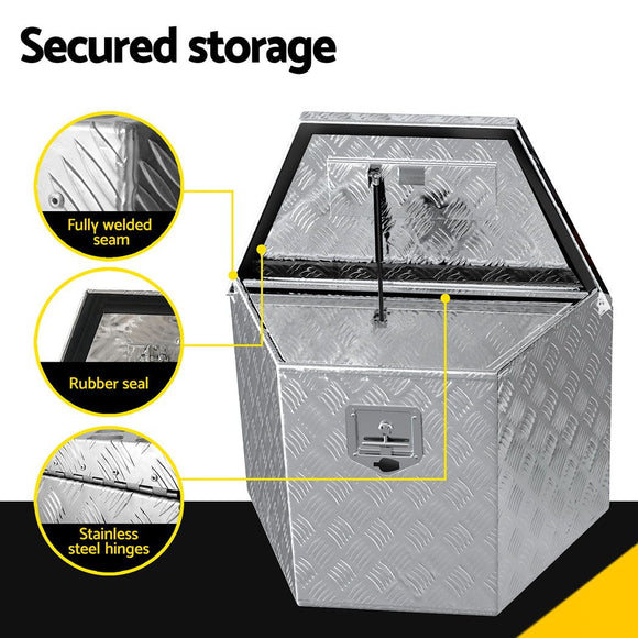 Giantz Aluminium Ute Tool Box Storage Lock Box Ute Trailer Vehicle Truck - RnR Galore