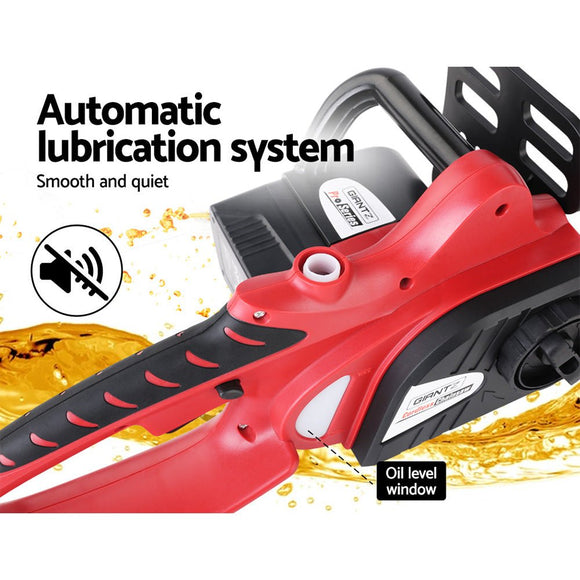Giantz Chainsaw 10" 20V Cordless Saw Electric Battery Rechargeable,Giantz Chainsaw Electric Cordless 20V 10" Saw Wood Cutter Pruner Li - lon Battery - RnR Galore