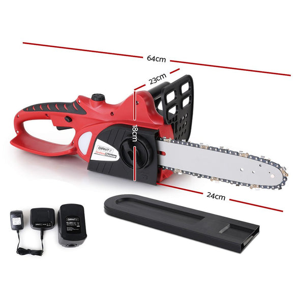 Giantz Chainsaw 10" 20V Cordless Saw Electric Battery Rechargeable,Giantz Chainsaw Electric Cordless 20V 10" Saw Wood Cutter Pruner Li - lon Battery - RnR Galore