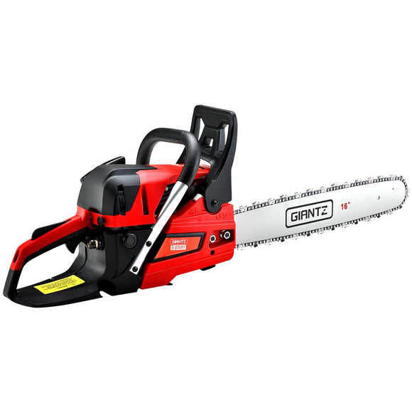 Giantz Chainsaw Petrol 45CC 16" Bar Commercial E - Start Pruning Chain Saw,Giantz Chainsaw Petrol 45CC 16" Bar Commercial E - Start Pruning Chain Saw 3.5HP - RnR Galore