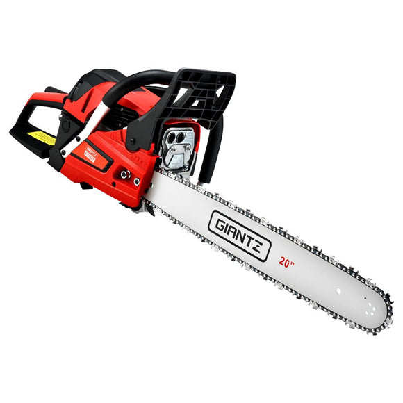 Giantz Chainsaw Petrol 52CC 20" Bar Commercial E - Start Pruning Chain Saw,Giantz Chainsaw Petrol 52CC 20" Bar Commercial E - Start Pruning Chain Saw 4.0HP - RnR Galore