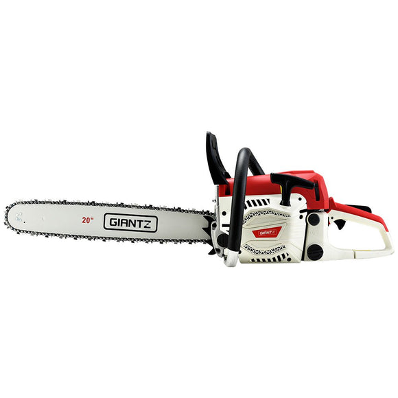 Giantz Chainsaw Petrol 62CC 20" Bar Commercial E - Start Pruning Chain Saw,Giantz Chainsaw Petrol 62CC 20" Bar Commercial E - Start Pruning Chain Saw 4.5HP - RnR Galore