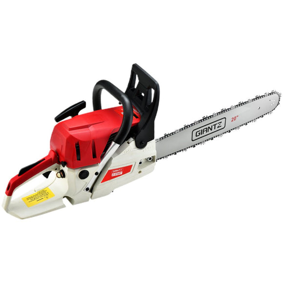 Giantz Chainsaw Petrol 62CC 20" Bar Commercial E - Start Pruning Chain Saw,Giantz Chainsaw Petrol 62CC 20" Bar Commercial E - Start Pruning Chain Saw 4.5HP - RnR Galore
