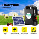 Giantz Fence Energiser 20KM Solar Powered 1.2J Electric - RnR Galore