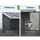 Giantz Garden Shed 0.99x1.04M Sheds Outdoor Tool Storage Workshop House Steel - RnR Galore