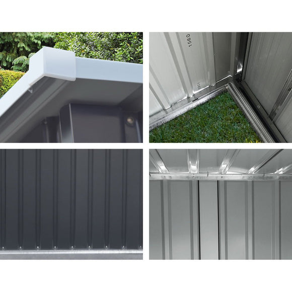 Giantz Garden Shed 0.99x1.04M Sheds Outdoor Tool Storage Workshop House Steel - RnR Galore
