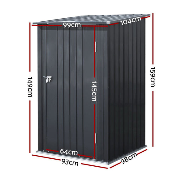 Giantz Garden Shed 0.99x1.04M Sheds Outdoor Tool Storage Workshop House Steel - RnR Galore