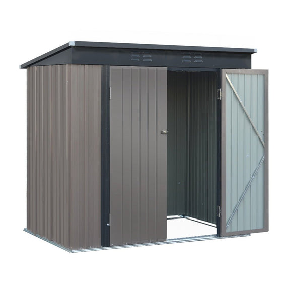 Giantz Garden Shed 1.95x1.31M Sheds Outdoor Storage Steel Workshop House Tool Double Door - RnR Galore