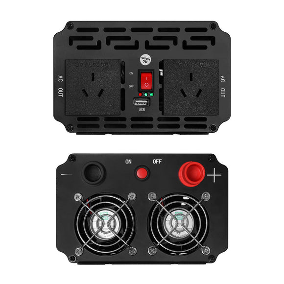 Giantz Power Inverter 2000W or 4000W Pure Sine Wave 12V - 240V Camping Boat Caravan - RnR Galore