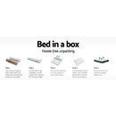 Giselle Bedding 25cm Mattress Green Tea Foam King Single - RnR Galore