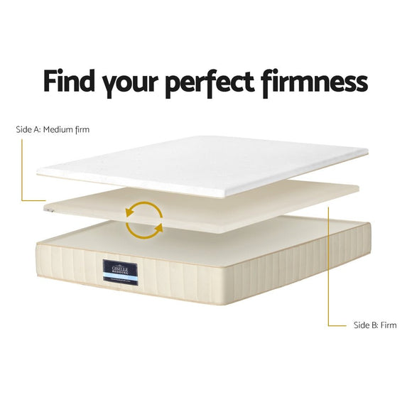 Giselle Bedding 27cm Mattress Double - sided Flippable Layer Queen - RnR Galore