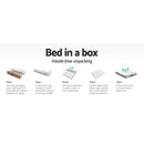 Giselle Bedding 27cm Mattress Double - sided Flippable Layer Single - RnR Galore