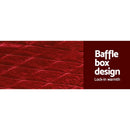 Giselle Bedding Faux Mink Quilt Burgundy Queen - RnR Galore