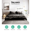 Giselle Bedding Faux Mink Quilt Charcoal King - RnR Galore