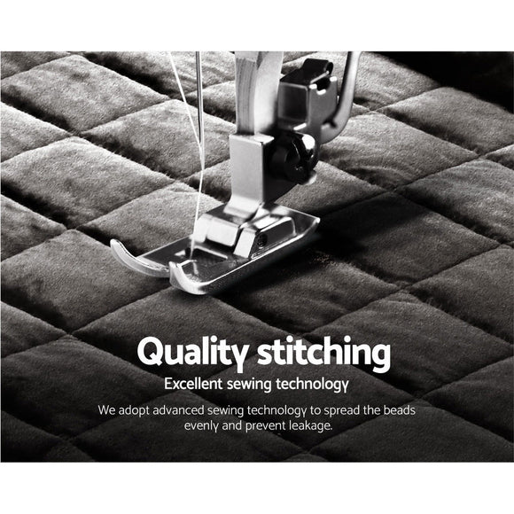 Giselle Bedding Faux Mink Quilt Charcoal Queen - RnR Galore