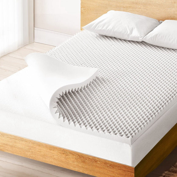Giselle Bedding Foam Mattress Topper Egg Crate 5cm Double - RnR Galore
