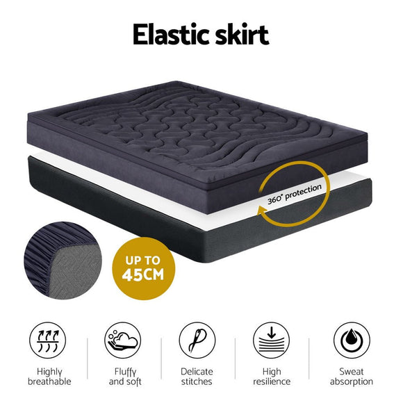 Giselle Bedding Mattress Topper Pillowtop 3 - Zone King - RnR Galore