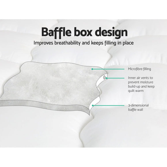 Giselle Bedding Mattress Topper Pillowtop - Queen - RnR Galore
