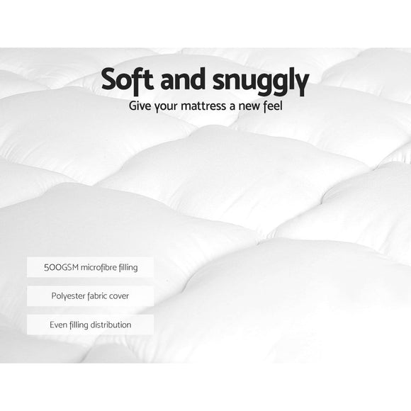Giselle Bedding Mattress Topper Pillowtop - Single - RnR Galore