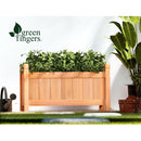 Green Fingers Garden Bed 60x30x33cm Wooden Planter Box Raised Container Growing - RnR Galore