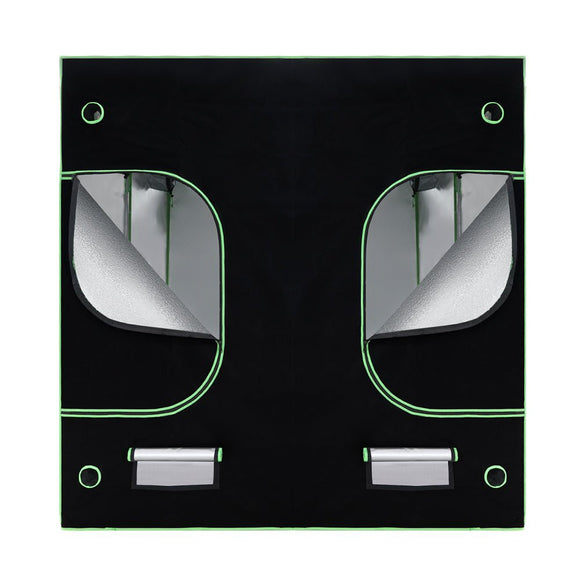 Green Fingers Grow Tent 200x200x200CM Hydroponics Kit Indoor Plant Room System - RnR Galore