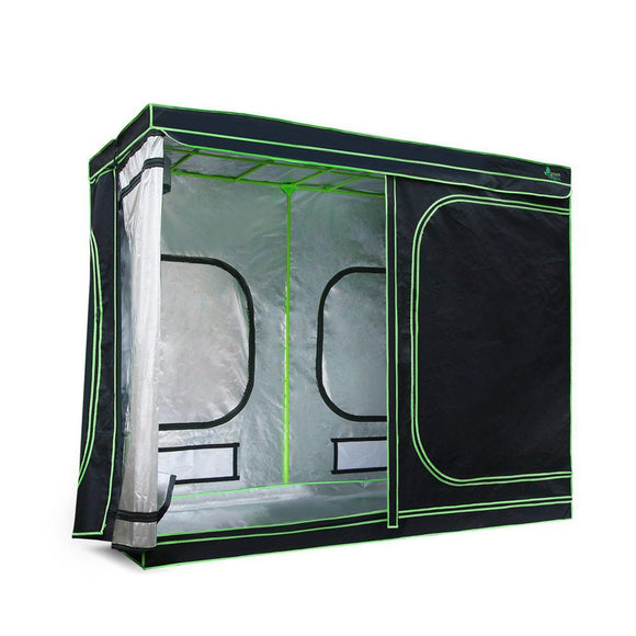 Green Fingers Grow Tent 240x120x200CM Hydroponics Kit Indoor Plant Room System - RnR Galore