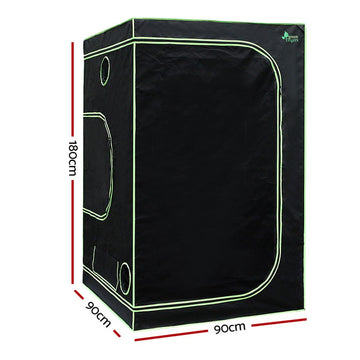 Green Fingers Grow Tent Light Kit 90x90x180CM 1000W LED 6" Vent Fan,Green Fingers Grow Tent Light Kit LED 1000W Full Spectrum 6" Vent 90x90x180CM - RnR Galore
