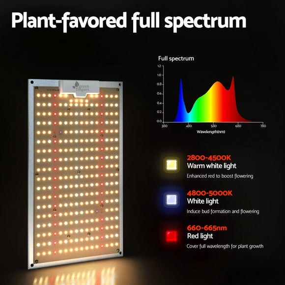 Green Fingers Max 1500W Grow Light LED Full Spectrum Indoor Plant All Stage Growth - RnR Galore