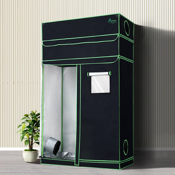 Greenfingers Grow Tent 120x60x210CM Height Adjustable Hydroponics Kit Indoor Grow System - RnR Galore